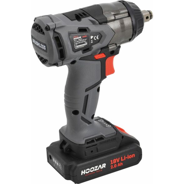 Klucz udarowy Sourcing HOOZAR IMPACT WRENCH 1/2" 18V 1x2.0Ah 350 N.m. IW10BL 13507858 5903678609467