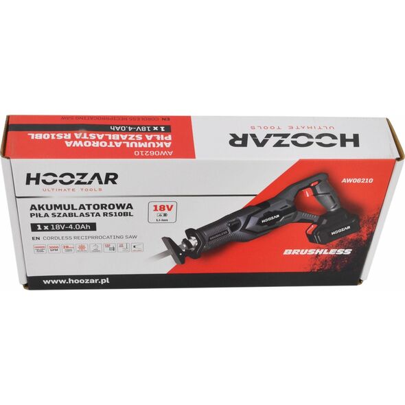 Piła szablasta Sourcing HOOZAR RECIMER SAW 18V 1x4.0Ah RS10BL 13507860 5903678609511