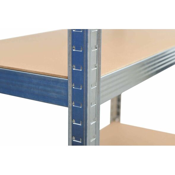 AWTools AWTOOLS REGAŁ 5 PÓŁEK 180x90x40 NOŚNOŚĆ 200KG / 4.0MM - WCISKANY SZYBKI MONTAŻ 13508484 5903678616083