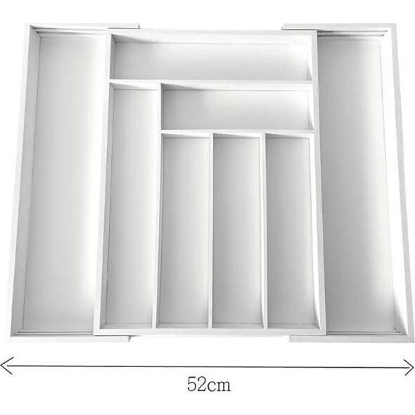 KingHoff WKŁAD BAMBUSOWY DO SZUFLADY KINGHOFF KH-1748 biały 13512108 5908287217485