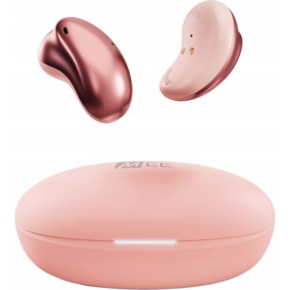 Słuchawki MEE audio MEE Audio Pebbles SĹuchawki bezprzewodowe true wireless z Bluetooth 5.3, wodoodporne z normÄ IPX4 (douszne) - RĂłĹźowe zĹoto 13514746 616312616206