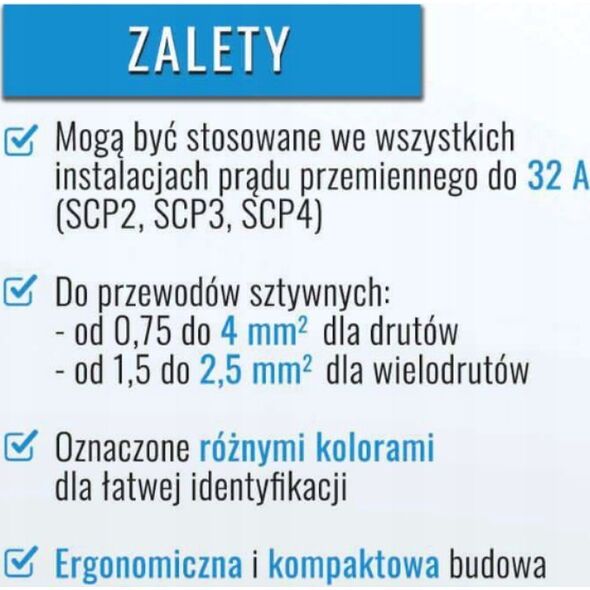 Simet Zestaw 120szt. szybkozłączek do drutów SCP2, SCP3, SCP4, SCS2 Simet Ideal Combo2 88000902 organizer 13515667 5907813236136