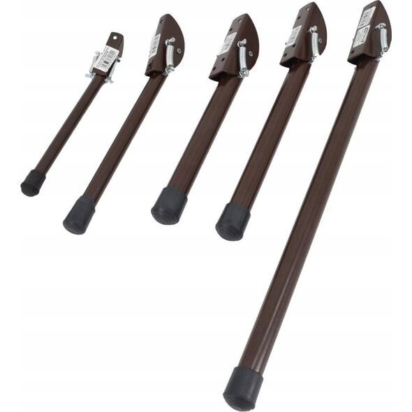 AWTools AWTOOLS PODPORA GARAŻOWA MALOWANA 25x500mm DUŻA BRĄZOWA 13526247 5903678620752