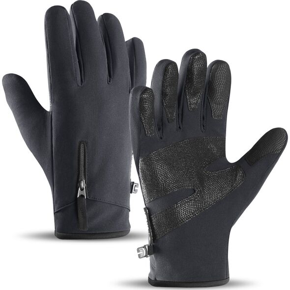 Hurtel Rękawiczki zimowe do telefonu sportowe outdoor narty rower jogging roz. XL czarne Rękawiczki zimowe do telefonu sportowe outdoor narty rower jogging roz. XL czarne 13528874 5907769307744