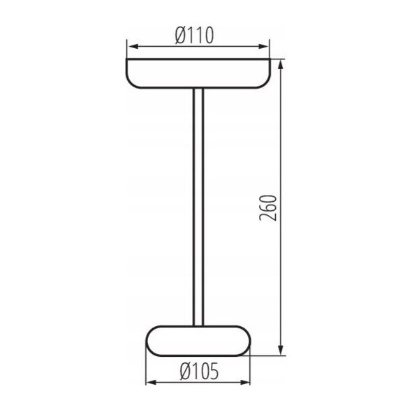 Lampa stołowa Kanlux Kanlux Fluxy 37310 lampa stołowa lampka 1x1,7W LED 3000K biała 13531392 5905339373106