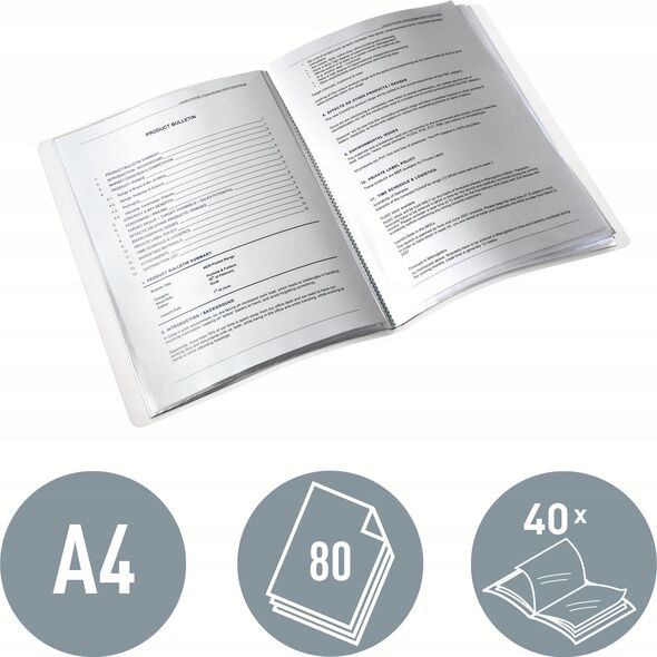 Leitz L:Display Book WOW A4 PP 40pock. 13534146 4002432135134