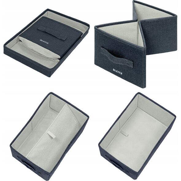 Leitz Pude�ko z pokrywk� Leitz Fabric ma�e 2sz 13534181 4002432134939