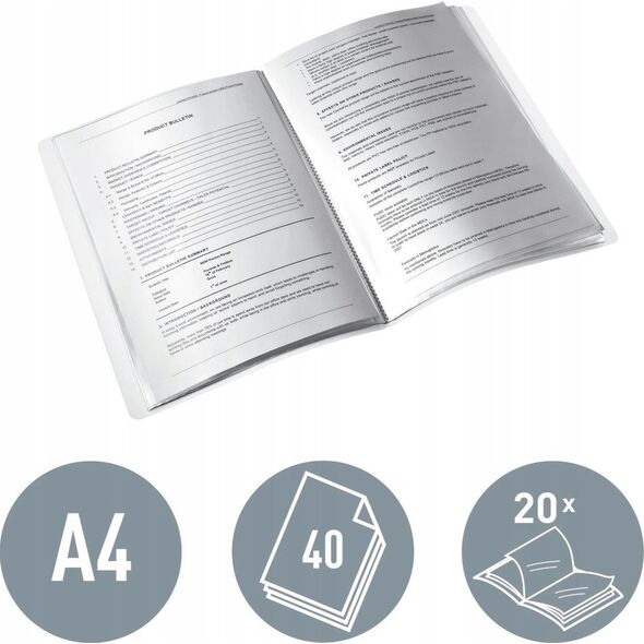 Leitz L:Display Book WOW A4 PP 20pock. 13534223 4002432135127