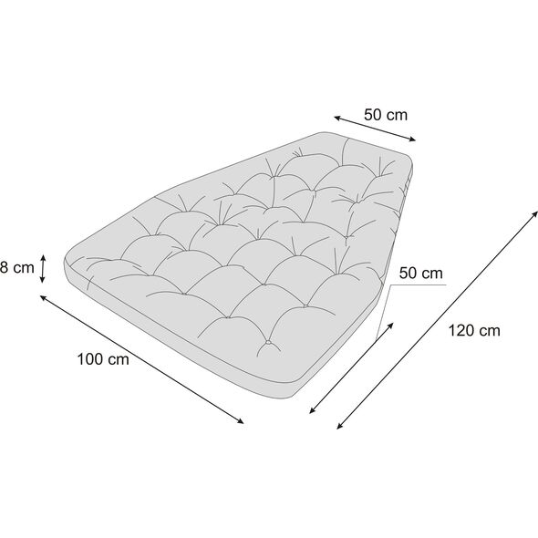 Hobbygarden PODUSZKA GEORGE 3D NIEBIESKIE LIŚCIE 13558238 5902414544314