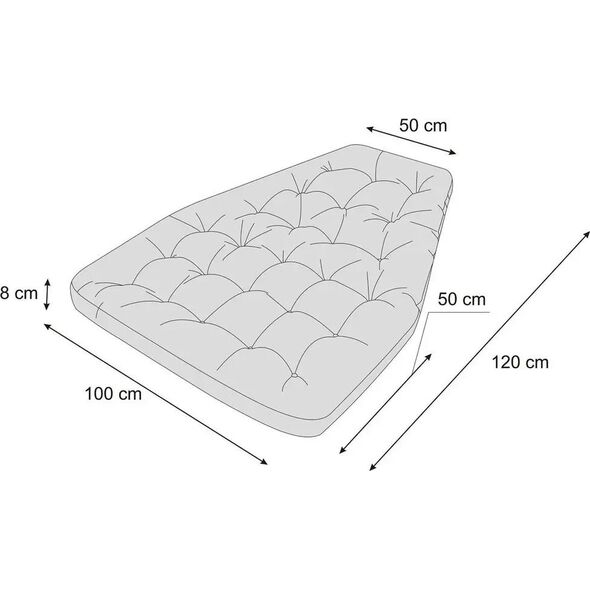 Hobbygarden PODUSZKA SOA 3D NIEBIESKIE LIŚCIE 13558241 5902414544291