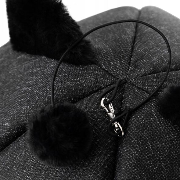 DOGGY R1 KITTY HEAD CZARNY 13558373 5902414547865