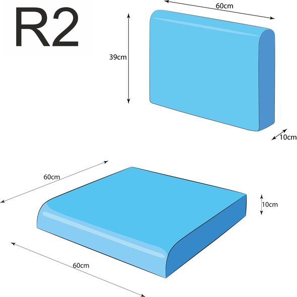 Hobbygarden R2 PODUSZKA NEL GRAFIT + ZIELONA TRAWA 13558405 5902414548275
