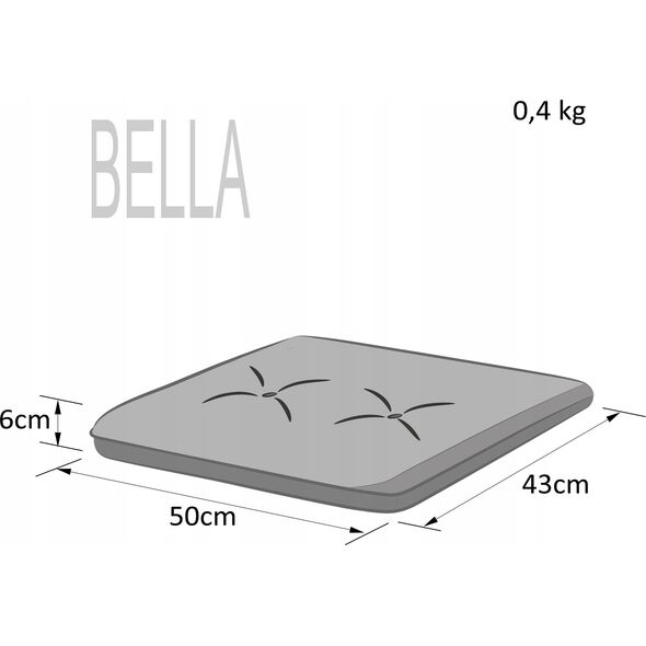 Hobbygarden PODUSZKA BELLA POPIELATA 13558544 5902414550469