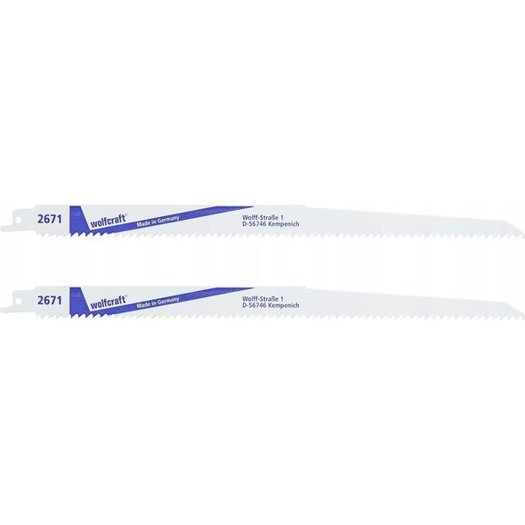 Wolfcraft 2 brzeszczoty szablaste BiM Wolfcraft dł. 280 mm 13569926 4006885267107