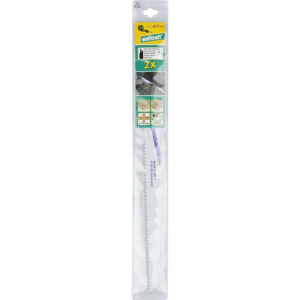 Wolfcraft 2 brzeszczoty szablaste BiM Wolfcraft dł. 280 mm 13569926 4006885267107