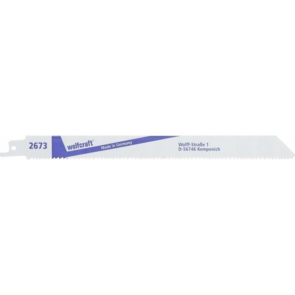 Wolfcraft 2 brzeszczoty szablaste BiM Wolfcraft dł. 210mm 13569927 4006885267305