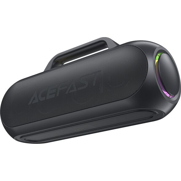 Głośnik Acefast Głośnik bezprzewodowy do karaoke 200W z 2 mikrofonami USB-C czarny Głośnik bezprzewodowy do karaoke 200W z 2 mikrofonami USB-C czarny 13576600 6974316282792