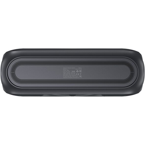 Głośnik Acefast Głośnik bezprzewodowy do karaoke 200W z 2 mikrofonami USB-C czarny Głośnik bezprzewodowy do karaoke 200W z 2 mikrofonami USB-C czarny 13576600 6974316282792