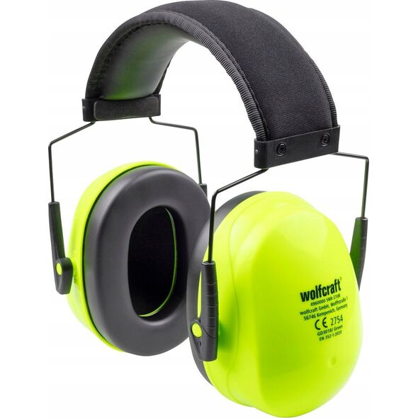 Wolfcraft Nauszniki dla dzieci, zielone Wolfcraft 13576727 4006885496002