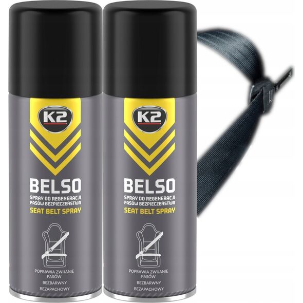 K2 K2 SPRAY DO REGENERACJI PASÓW BEZPIECZEŃSTWA BELSO 400ML 13576754 5906534011770