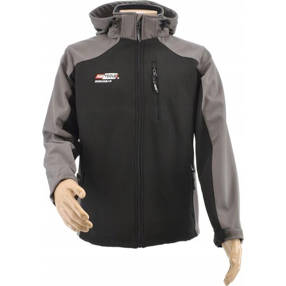 Kurtka męska AWTools AWTOOLS KURTKA SOFTSHELL BLUZA T4/ SZARO-CZARNA/ XXXL 13576968 5903678617745
