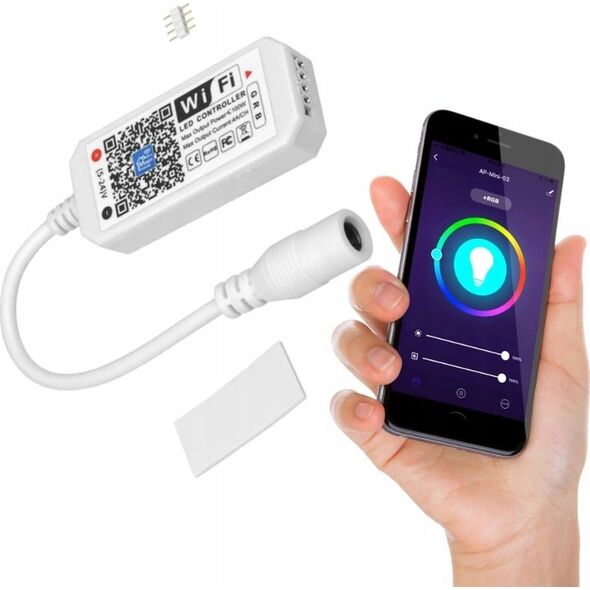ECOLIGHT2 Sterownik LED RGB WiFi Ecolight EC79899 8A 96W 12V 13579441 5901986798996