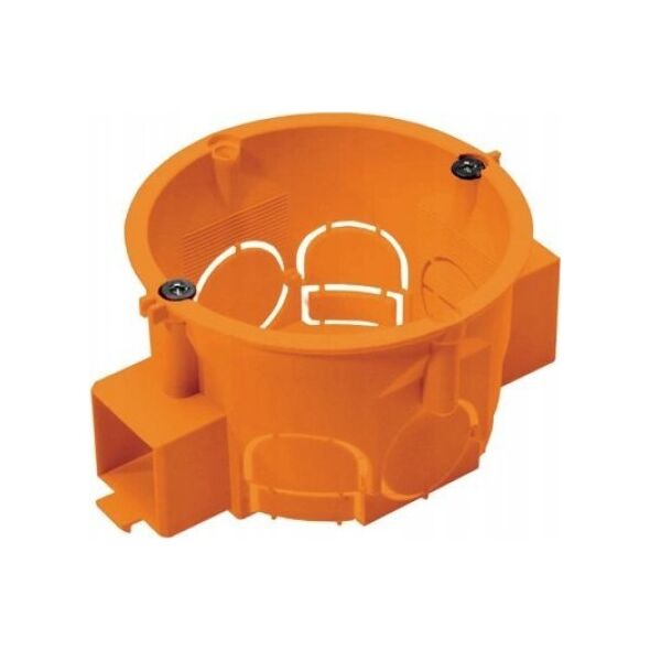Pawbol Puszka instalacyjna Pawbol PK60 A.0005LP łączeniowa, płytka z wkrętami IP30 pomarańczowa 13582315 5902983334514