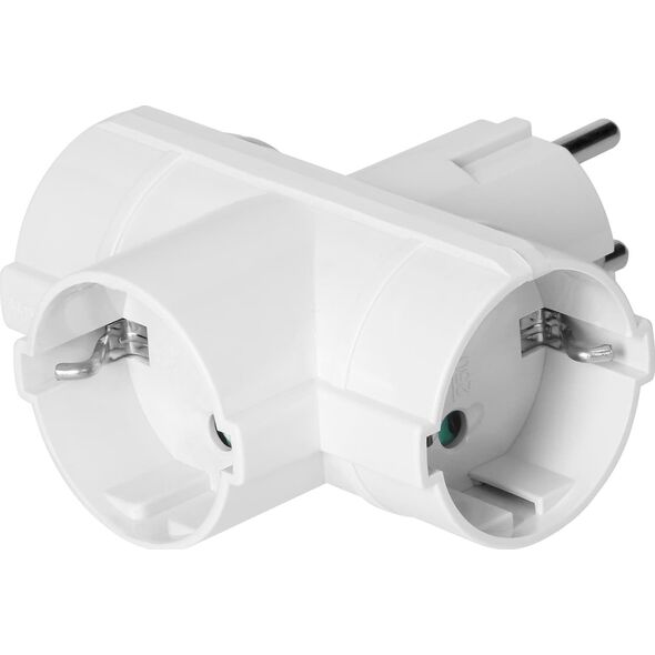 Orno Rozgałęźnik Orno OR-AE-13184(GS) 3x2P+Z Schuko biały 13603243 5908254813320