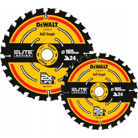 Dewalt DEWALT PIŁA TARCZ.165x20mmx24z ELITE 13603280 5054905321239
