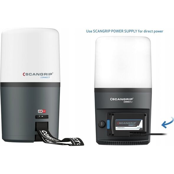 Scangrip Nieoślepiająca akumulatorowa lampa robocza 360 stopni 6000 lm AREA 6 CONNECT 03.6108C 13605066 5708997006740