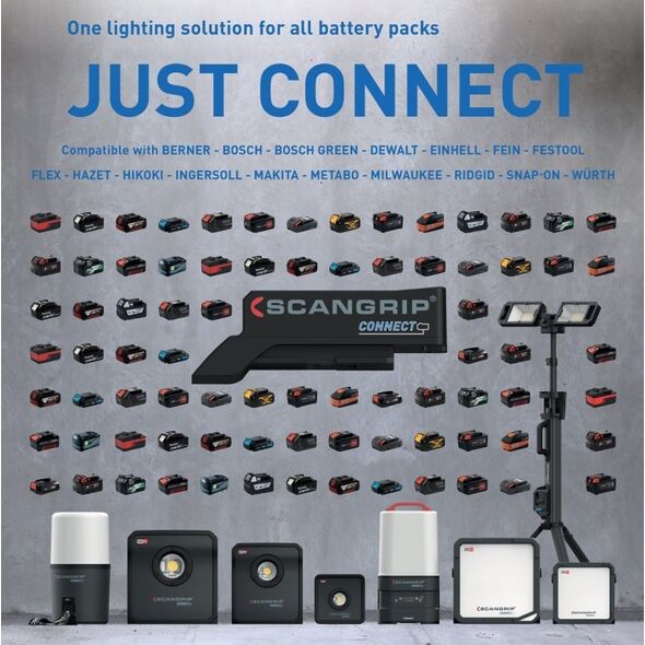 Scangrip Adapter connect kompatybilny z  HIKOKI CONNECTOR 03.6147C 13605081 5708997361474