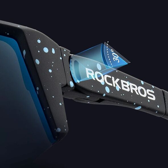 RockBros Okulary rowerowe z polaryzacją i filtrem UV 400 czarne Okulary rowerowe z polaryzacją i filtrem UV 400 czarne 13607804 5907769312373