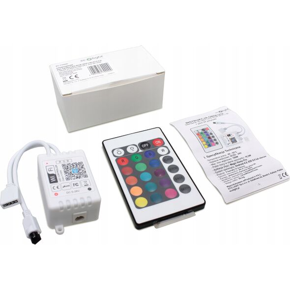 ECOLIGHT2 Eco Light EC79900 sterownik LED RGB IR24 WiFi 96W biały 13615421 5901986799009