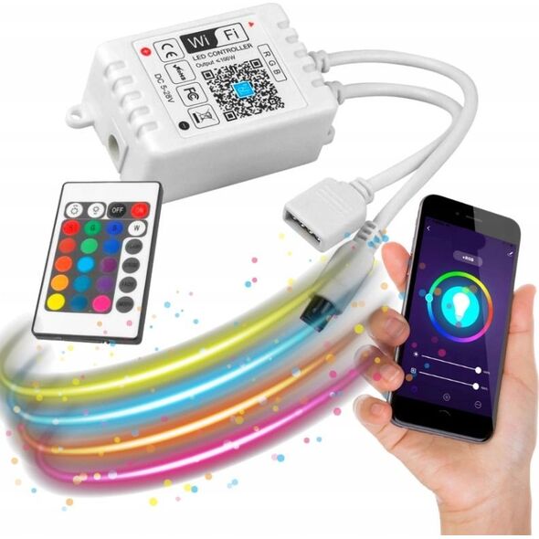 ECOLIGHT2 Eco Light EC79900 sterownik LED RGB IR24 WiFi 96W biały 13615421 5901986799009
