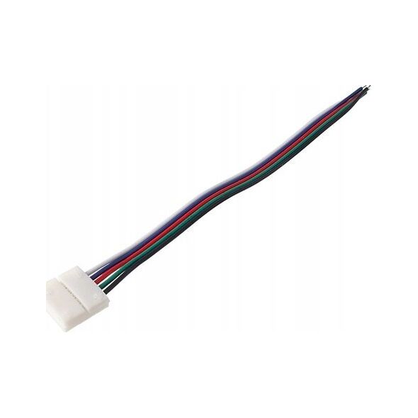 ECOLIGHT2 Eco Light EC79630 złączka do taśm LED RGB jednostronna z przewodem 13615423 5901986796305