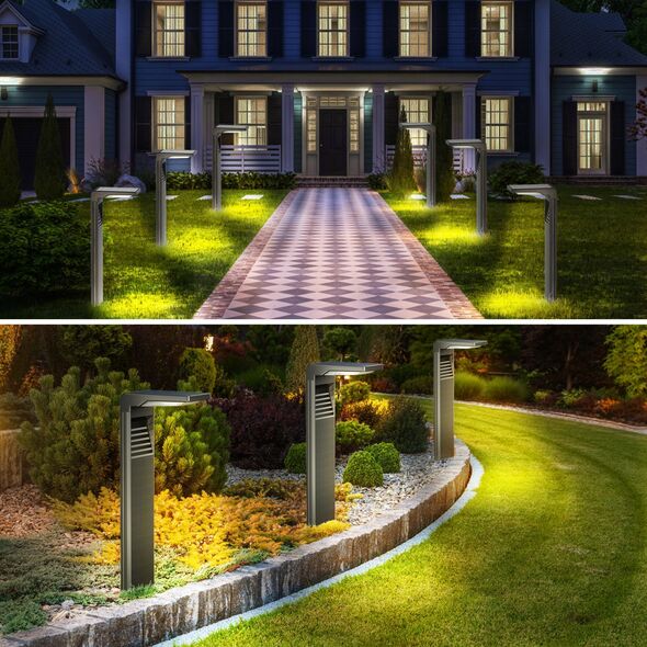ECOLIGHT2 Ecolight SSO-2 EC20113 słupek ogrodowy zewnętrzny solarny 1x2W LED 4000K IP65 czarny 13615434 5905036201139