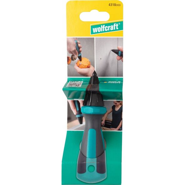 Wolfcraft Ręczny wycinak otworów ERGO, wolfcraft 13615833 4006885431805