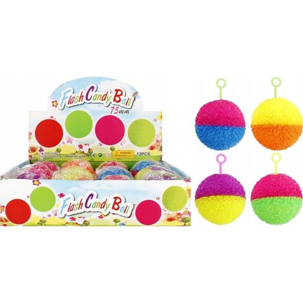 Mega Creative PILKA NA GUMCE SWIAT PISZC 8CM MIX4 MC12/180/360 13620003 5905523623765