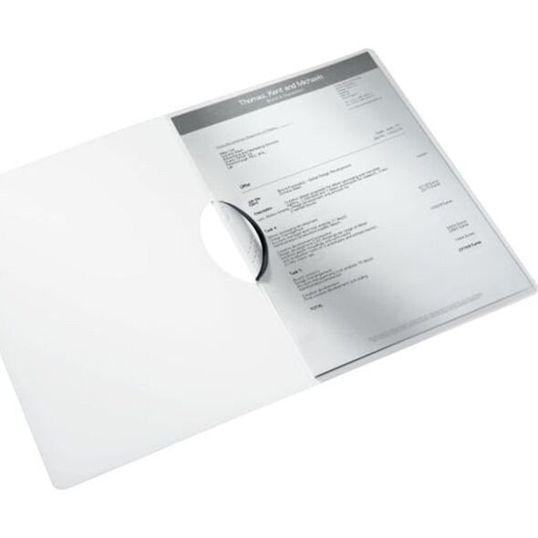 Leitz Skoroszyt z klipsem Leitz WOW, czarny 41850095 13644800 4002432120697
