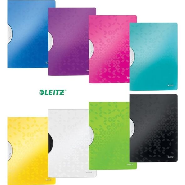 Leitz Skoroszyt z klipsem Leitz WOW, czarny 41850095 13644800 4002432120697