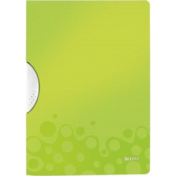 Leitz Skoroszyt z klipem LEITZ WOW zielony 41850054 13644801 4002432123261