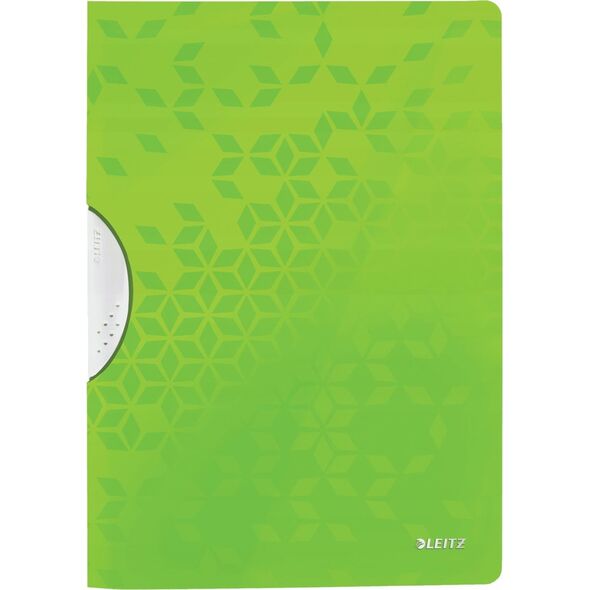Leitz Skoroszyt z klipem LEITZ WOW zielony 41850054 13644801 4002432123261
