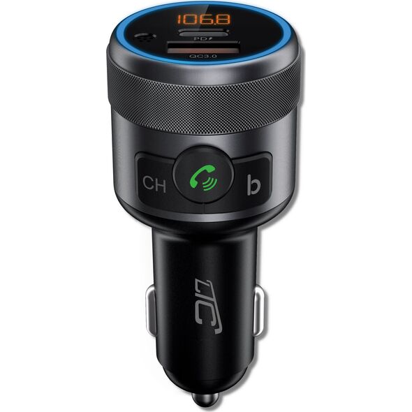Transmiter FM LTC PS LTC TRANSMITER BLUETOOTH V5.1 DC12-24V,Output: QC3.0 + PD 20W Fast Charging 13645377 5902270782905
