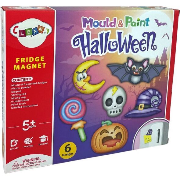 LeanToys Zestaw DIY Halloween Magnesy Odlewy Gipsowe Dynia 13655700 5905214975197