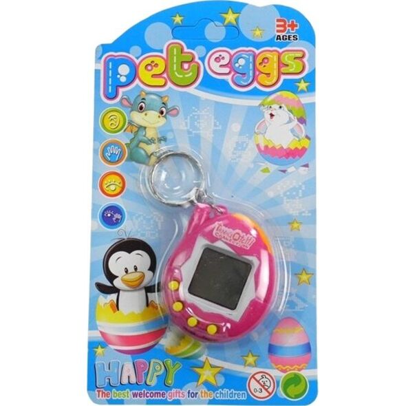 LeanToys Gra Elektroniczne Zwierzątko Tamagotchi Różowe 13655732 5905214977191