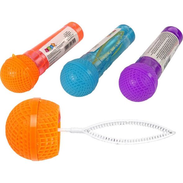 LeanToys Bańki Mydlane Mikrofon 3 Kolory 40ml 13655738 5905323213425