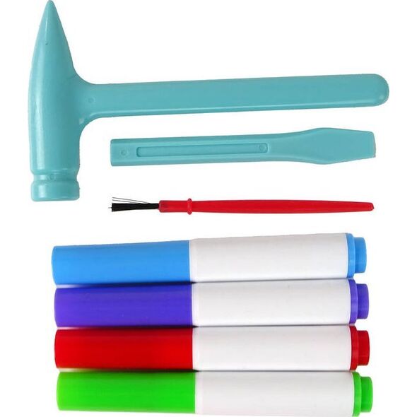 LeanToys Zestaw DIY Syrena Różowa Skarby Wykopaliska 13655775 5905323216891