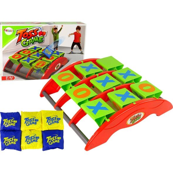 LeanToys Gra Zręcznościowa Kółko i Krzyżyk Rzucanie Do Celu 13655789 5905515354509