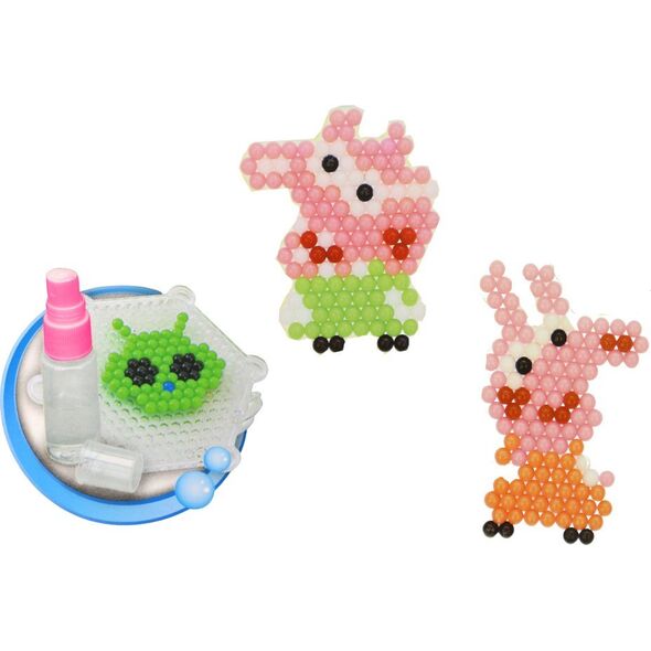 LeanToys Zestaw Koralików Wodnych DIY Magiczne Koraliki 8 Kolorów Świnki 13655906 5905679073452