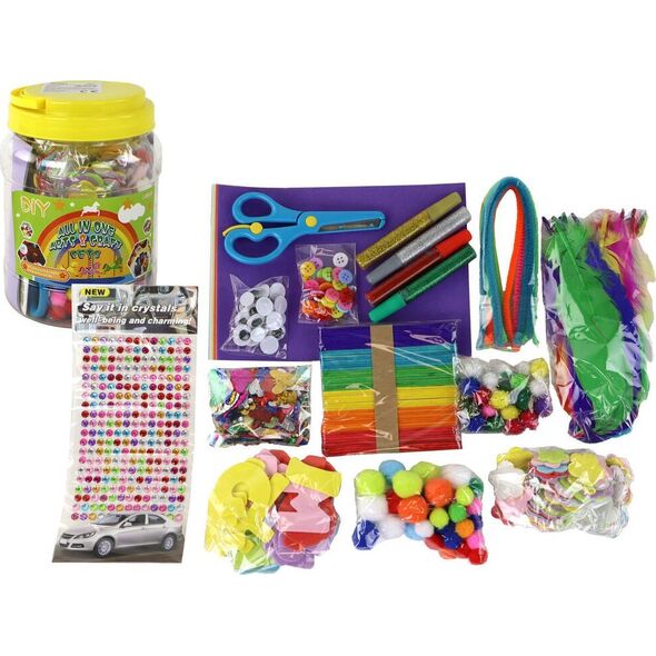 LeanToys Zestaw Artystyczny Kreatywny Plastyczny W Słoiku DIY 13655919 5905515353809